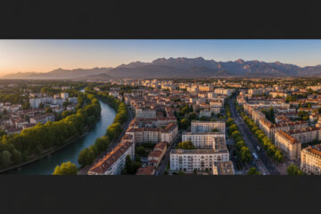 Le quartier des Eaux-Claires, situé au sud de Grenoble