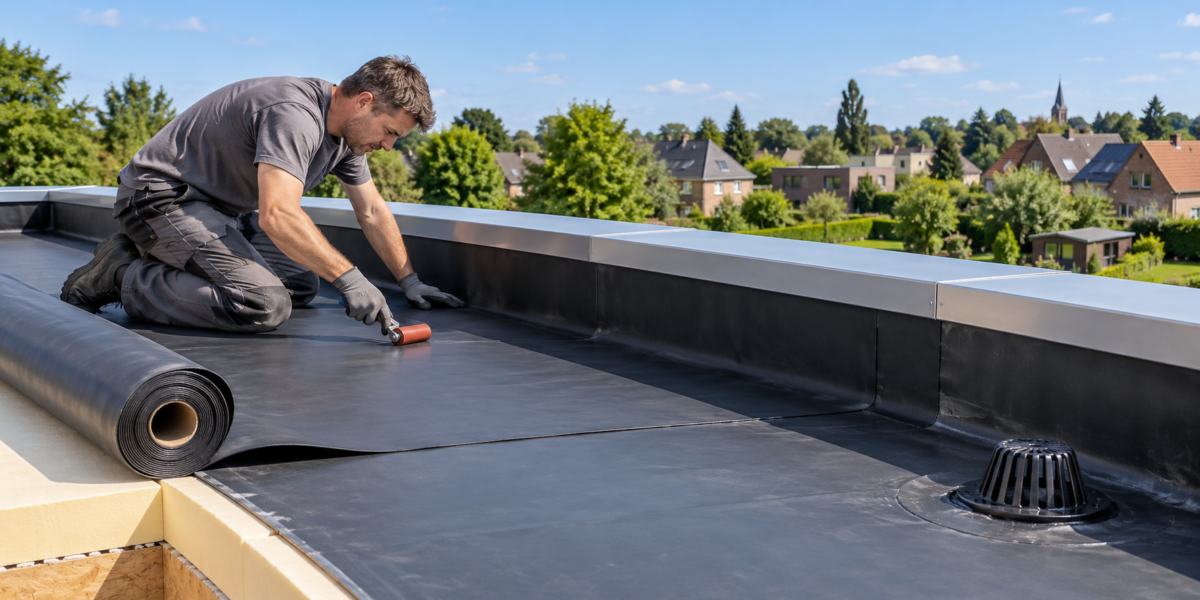 Toit plat : bitume, EPDM ou membrane synthétique